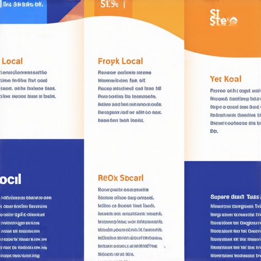 Infographic illustrating key steps in local SEO for Google 3-Pack ranking