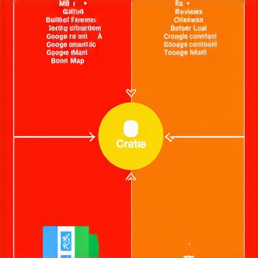 Flowchart showing step-by-step local SEO optimization process for Google Maps ranking.