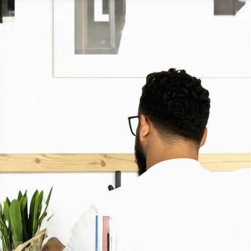 Business owner uploading images and editing details on Google My Business